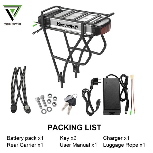36v13ah batteria bici bike - batteria, e-bike